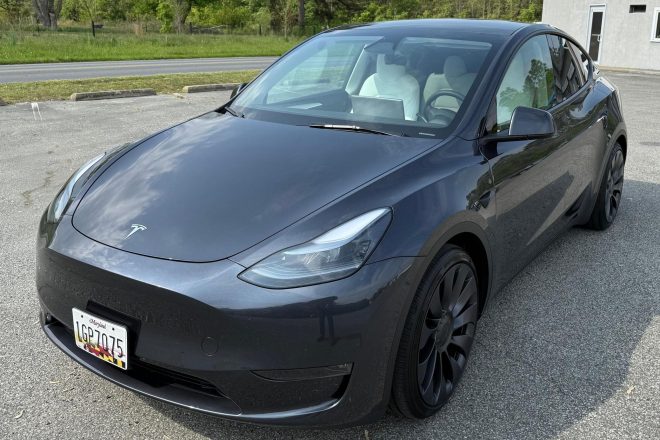 2025 Tesla Model Y Performance exterior view 1